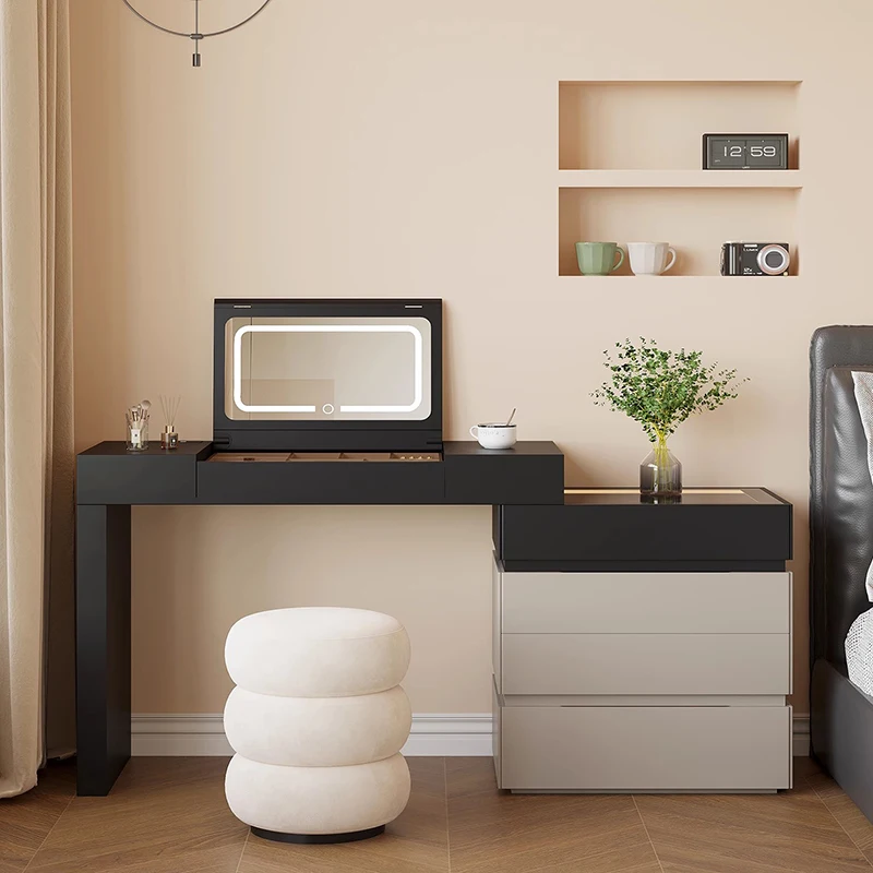 

Italian Premium Vanity Table Trendy Aesthetic Classic Minimalist Vanity Table Romantic Beauty Meuble Chambre Bedroom Furniture