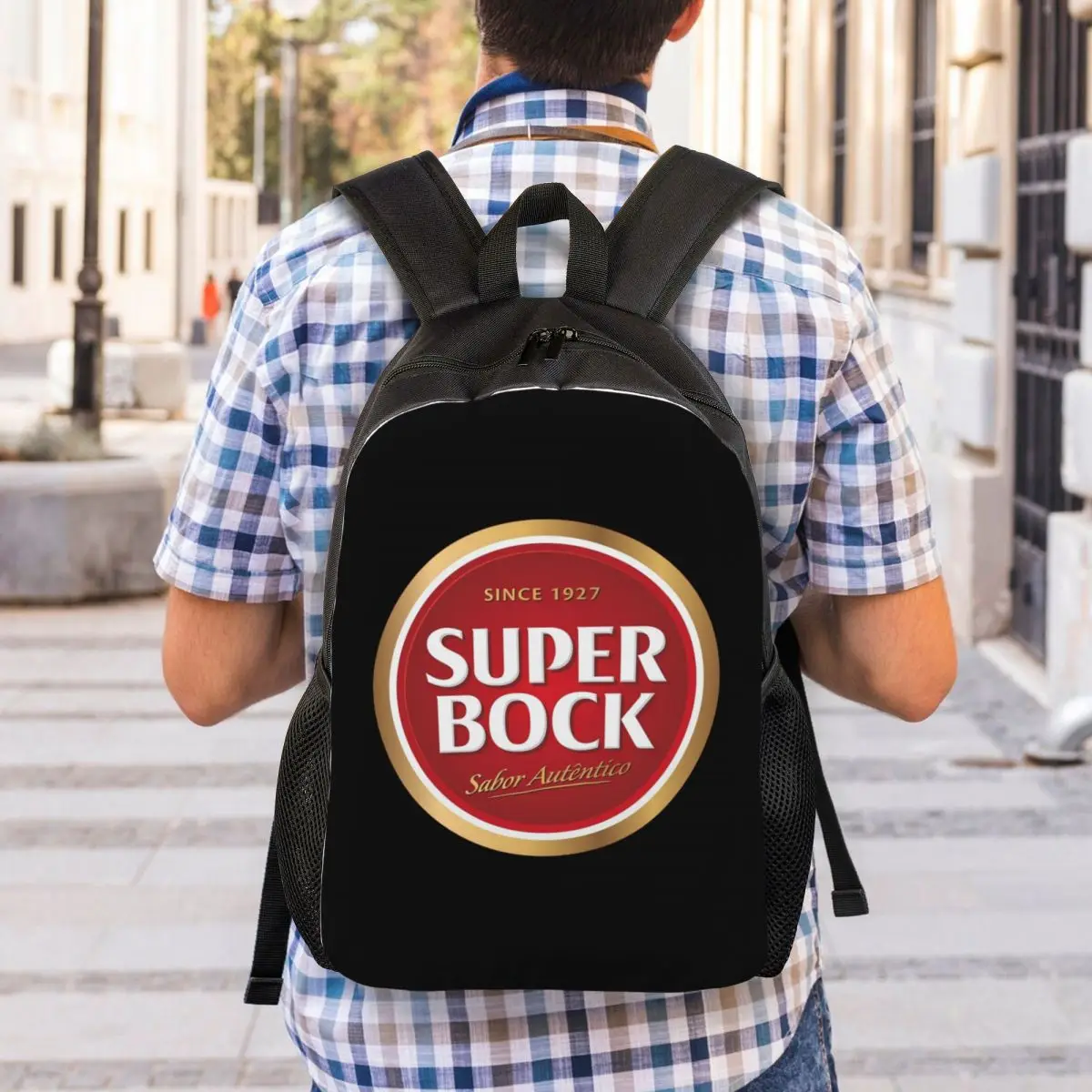 

Студенческий рюкзак Super Bock, школьная сумка, походный дорожный рюкзак для мужчин и женщин, модная сумка для книг, сумки на плечо