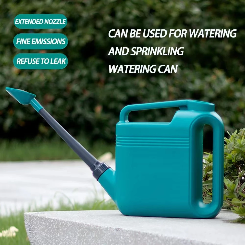 5-8LPlant Watering Can Drip-Free Outdoor Watering Solution Large Garden Flower Watering Can With Two Handles And Shower Head For