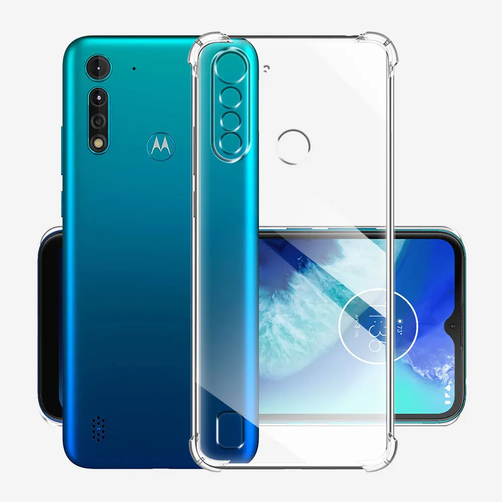 For Motorola Moto G8 Power Lite Case Soft Silicone Cover For Moto G8 Power Lite Case G8 Power Lite Clear Shockproof Bumper Coque