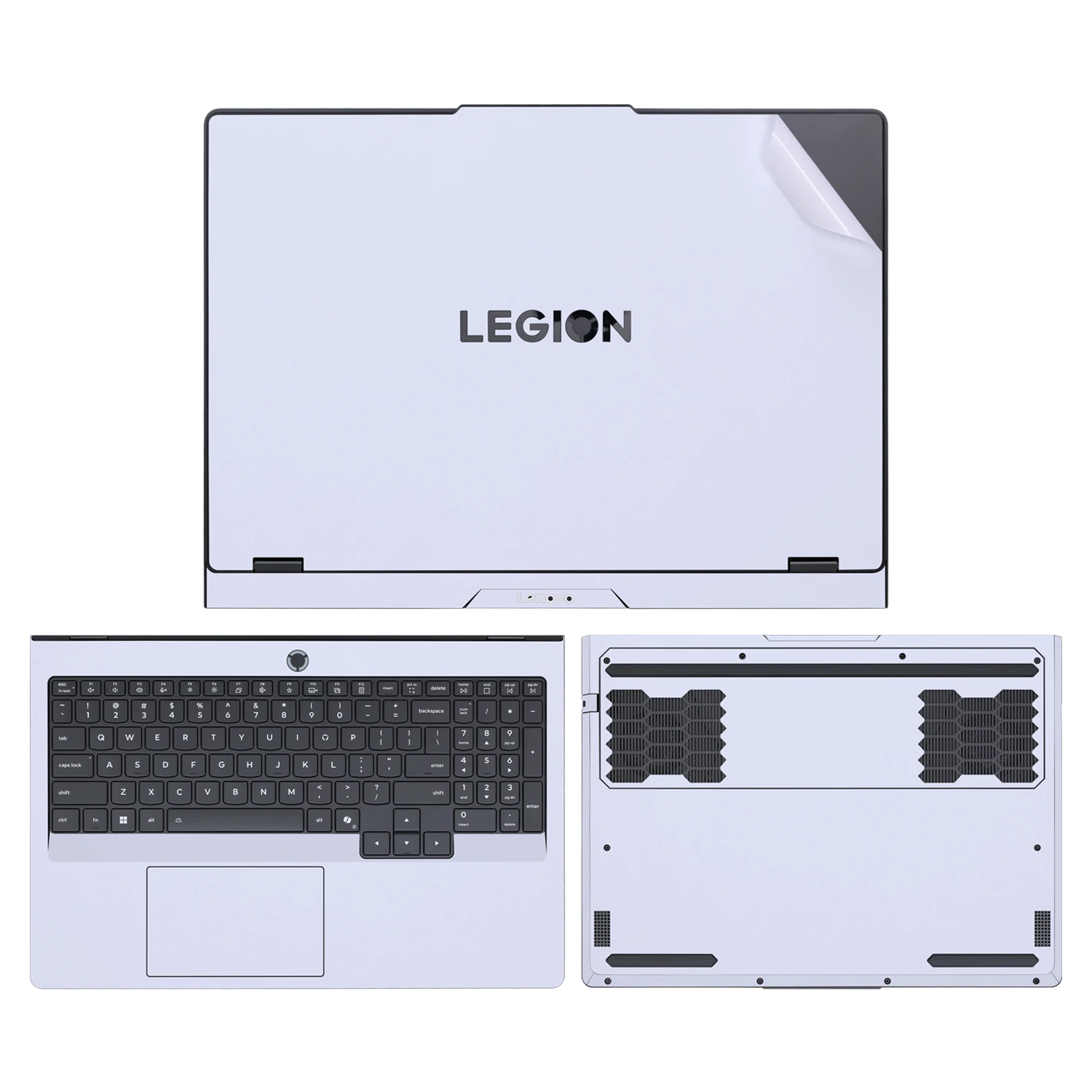 Naklejka na laptopa Lenovo Legion Pro7 16IAX10H/Legion 5 15AKP10/R7000P ADR10/Y9000X IAX10 (model 2025) - winylowa, bez pozostałości. — zdjęcie produktu 6