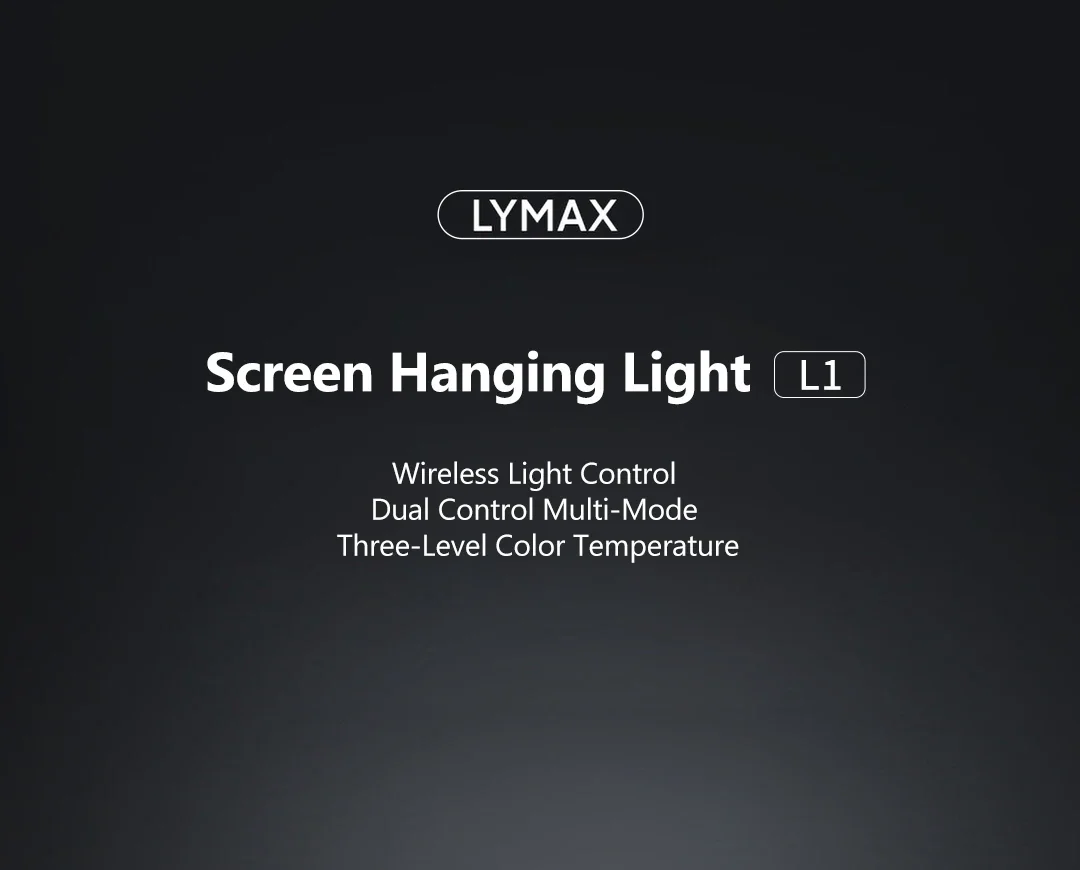 Youpin LYMAX Schreibtischlampe Bildschirmleuchte Hängelampe Augenschutz PC Computer Monitor Lichtleiste Kabellose Fernbedienung – Detail 1