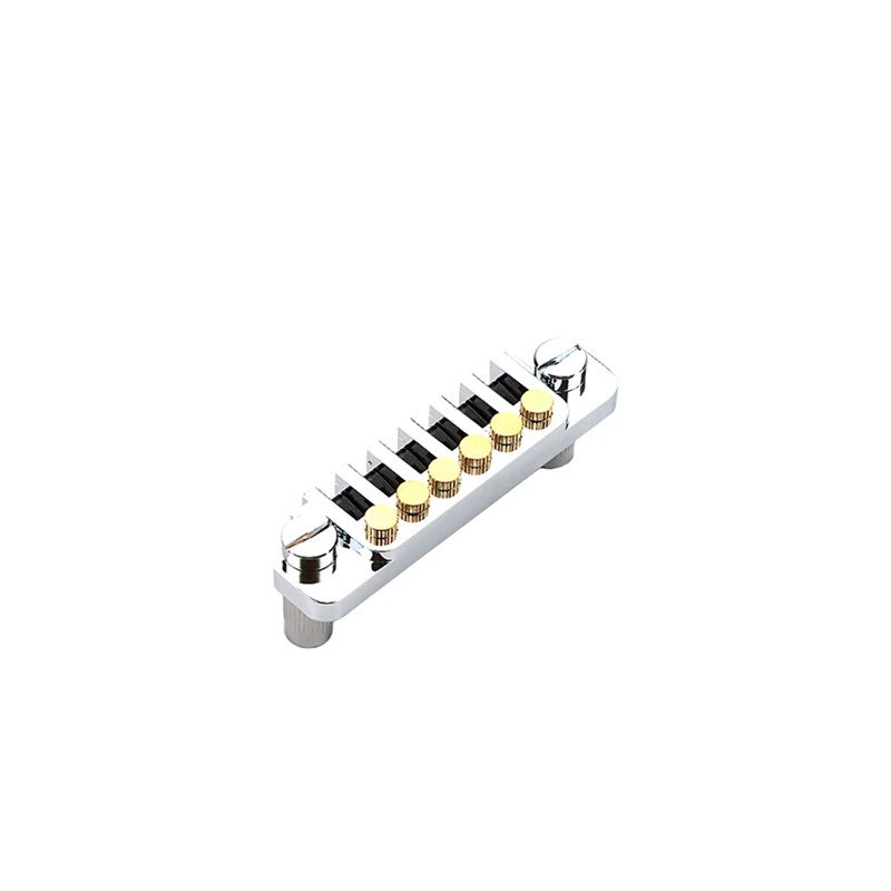 6-String Guitar Bridge Tailpiece-Vintage Bridges With Studs And Inserts Replacement Accessories For LP Les Electric Guitar