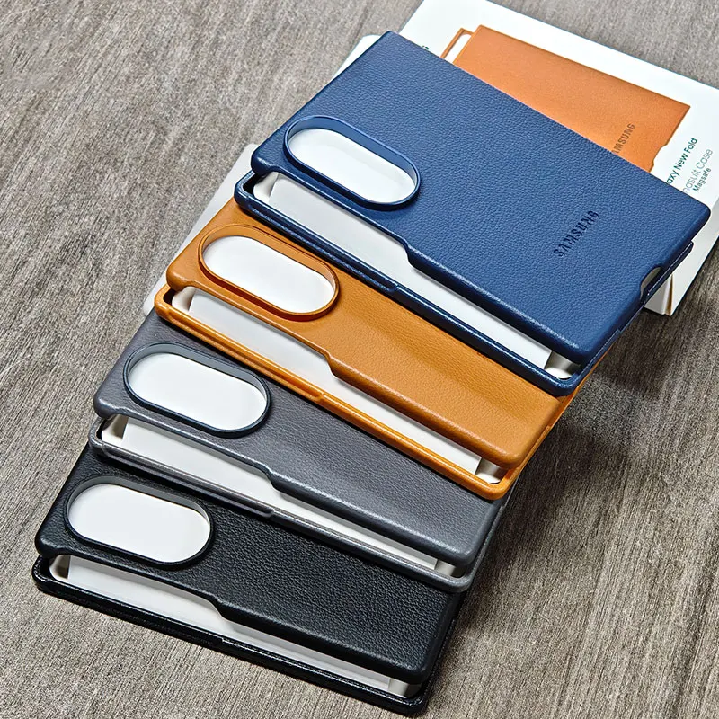 Luxury Premium Leather Cover For Samsung Galaxy Z Fold8 Fold 8 Ultra 5G Case Magsafe Magnetic ECO Leather Slim Protective Shell