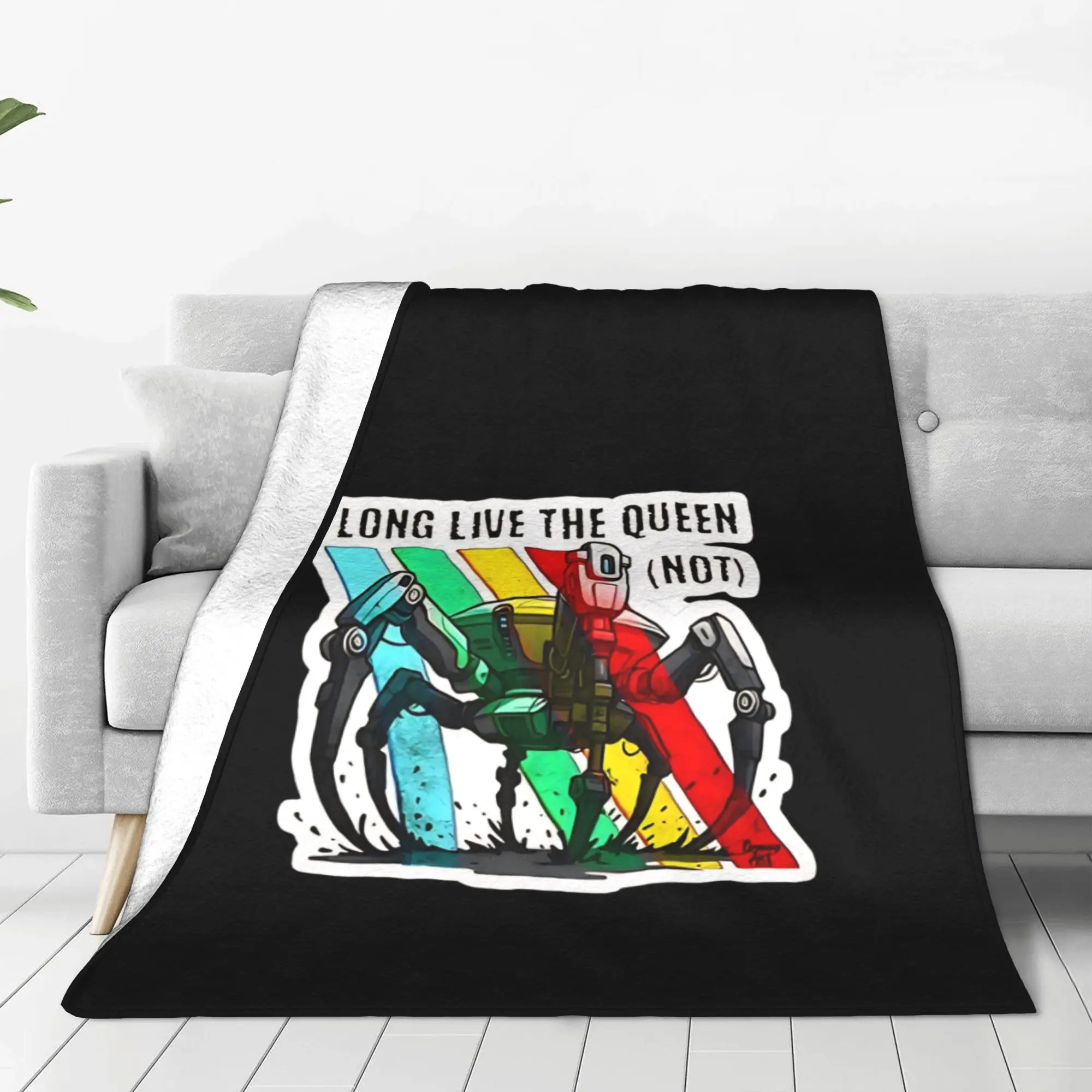 1PC Home Cutecore Sci Fi Apocalypse Arc Raiders Blanket Super Cosy Plush Home Living Room Sofa Halloween