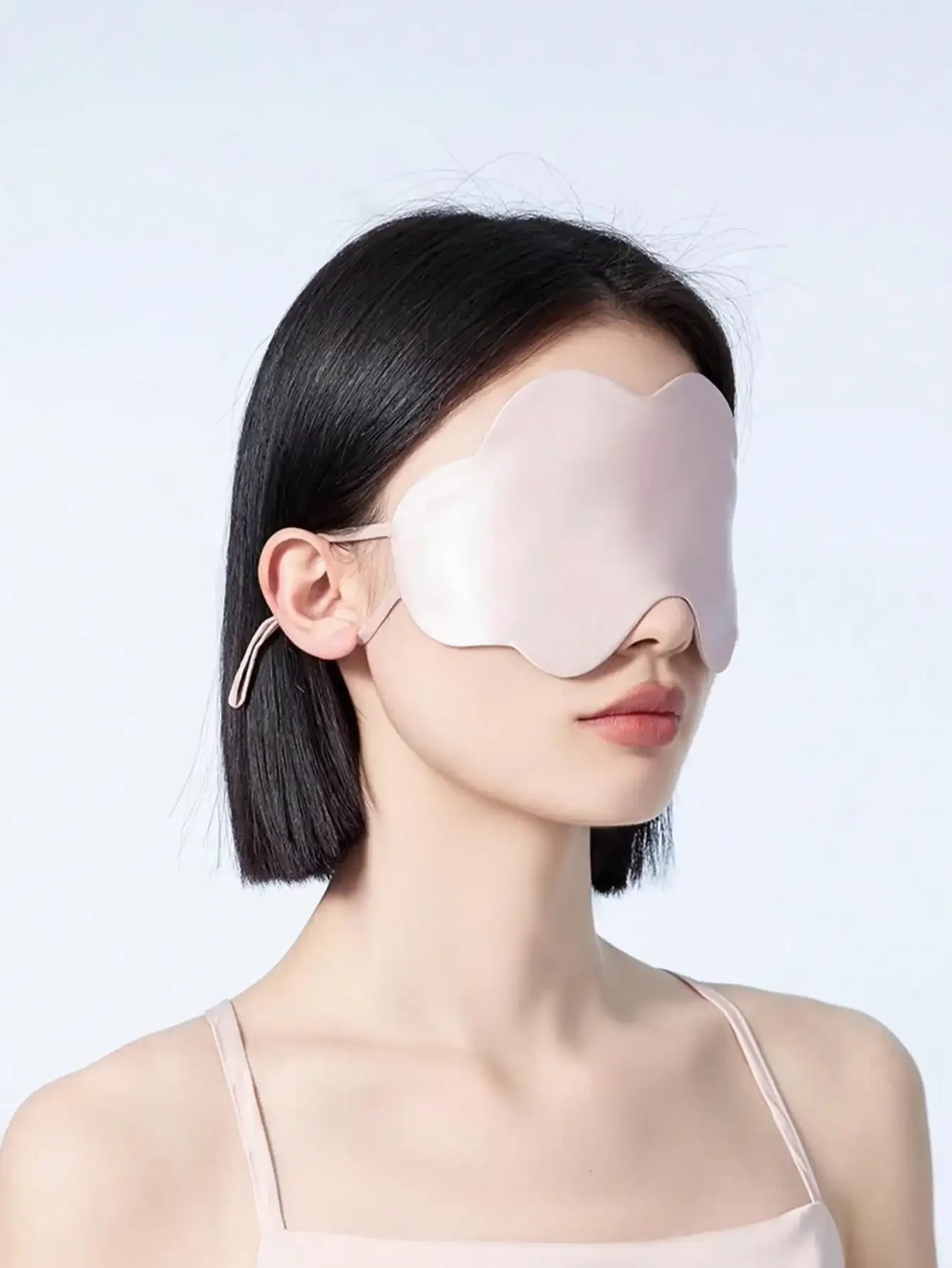 

Маска для сна из шелка тутового шелкопряда с регулируемым ремешком, мягкая повязка на глаза для сна, блокирующая свет, для путешествий, подарки