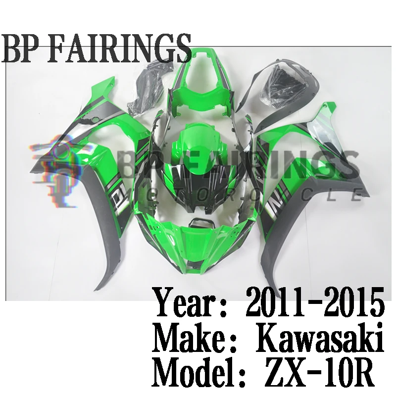 Fairings Kit Sit For KAWASAKI ZX-10R 2011-2015 ZX10R 2011 2012 2013 2014 2015 11 12 13 14 15 New ABS Bodywork Set Green Black