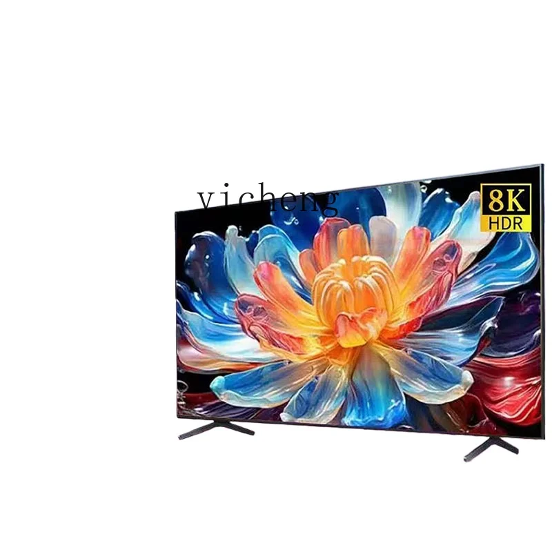 ZZ 홈 TV 전체 화면 8K 거실 고화질 지능형 음성 LCD TV