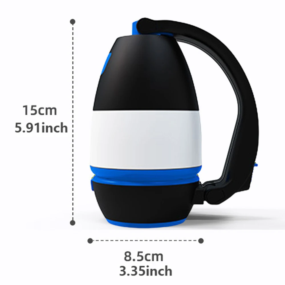 Drei-In-One Tragbare Beleuchtung Zelt Lampe Camping Lampe Haushalt Schreibtisch Lampe Outdoor Camping Taschenlampe Notfall Nachtlicht