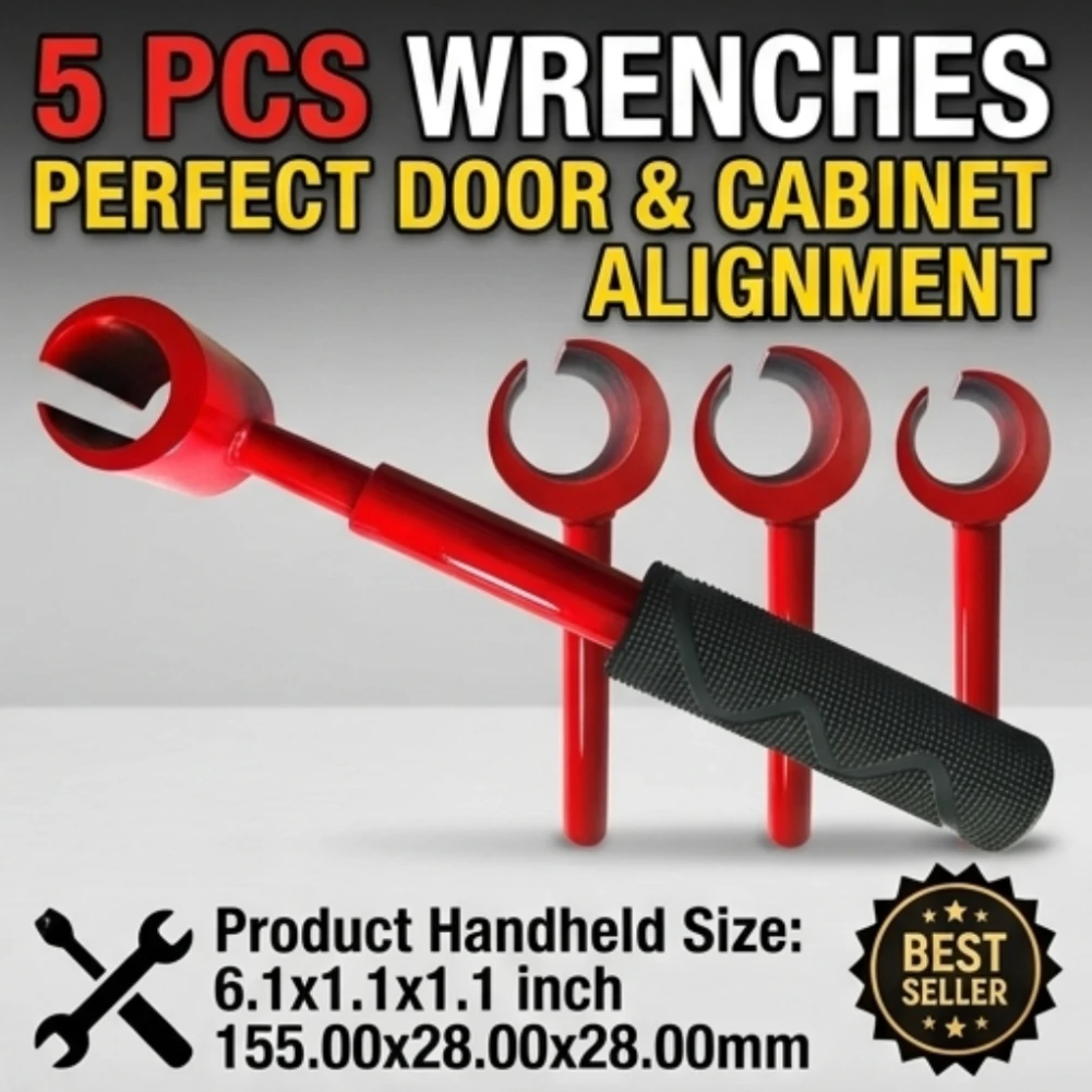 ユニバーサルヒンジ調整レンチ炭素鋼ツールドア隙間固定キャビネットアライメント用プロフェッショナルホーム改善ツール