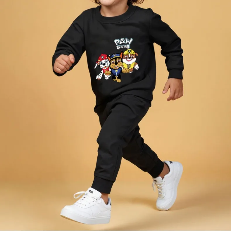 PAW Patrol Kinder Mode Outdoor Sweatshirt-Sets Jungen Herbst Casual Langarm Pullover und Hose Zweiteilige Sets – Detail 10