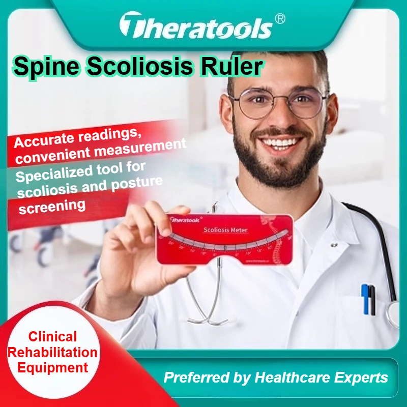 

Pocket Scoliometer - Portable Spine Alignment Measuring Tool for Scoliosis Diagnosis, Back Curvature & Rotation Screening