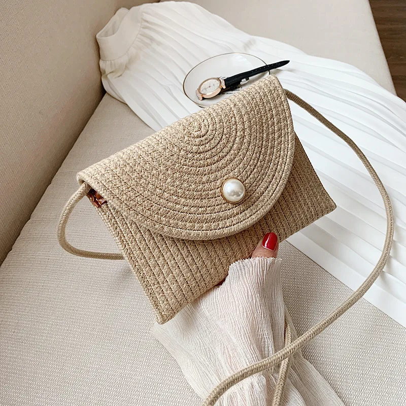 

Small Straw Envelope Bag Women Rattan Beach Bag Summer Woven Handmade Crossbody Bags Ladies Shoulder Bags Feminine Bolsos Mujer