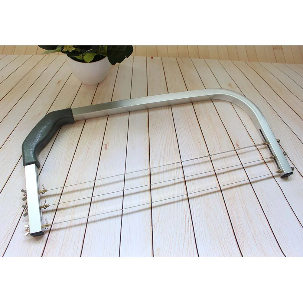 14 Inch Adjustable Cake Leveler Inyerlayer Slicer Tool Stainless Steel 3 Blades