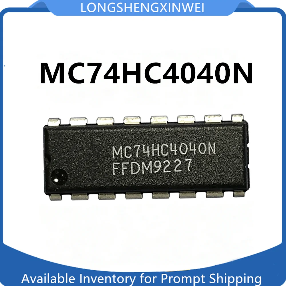 1PCS MC74HC4040N DIP-16 New Original Binary Counter Chip IC in Stock