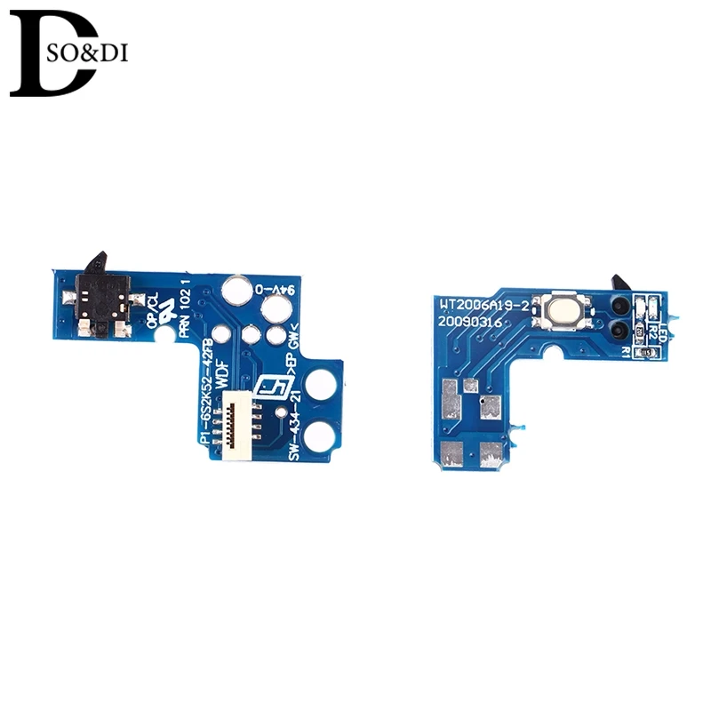 1Pcs Power Switch PCB Board for PS2 70000/90000 Power On Off Board Reset Switch Board Flex Ribbon Cable For Sony PS2 70000 90000