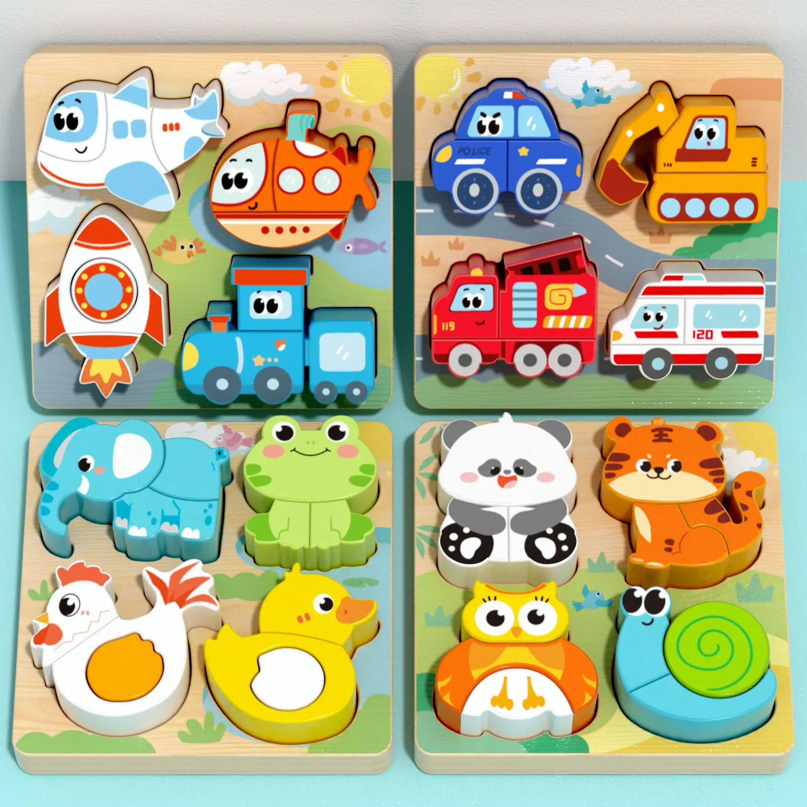 Animal Wood Puzzle 3