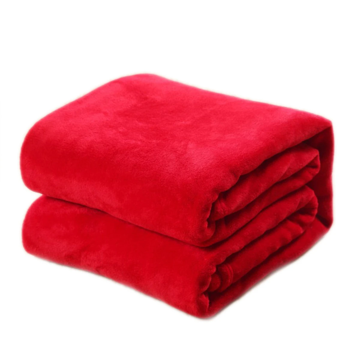 

Flannel Fleece Blanket Solid Color Soft Warm Bed Couch Throw Lightweight Extra Warmth Winter Camping Backpacking Home