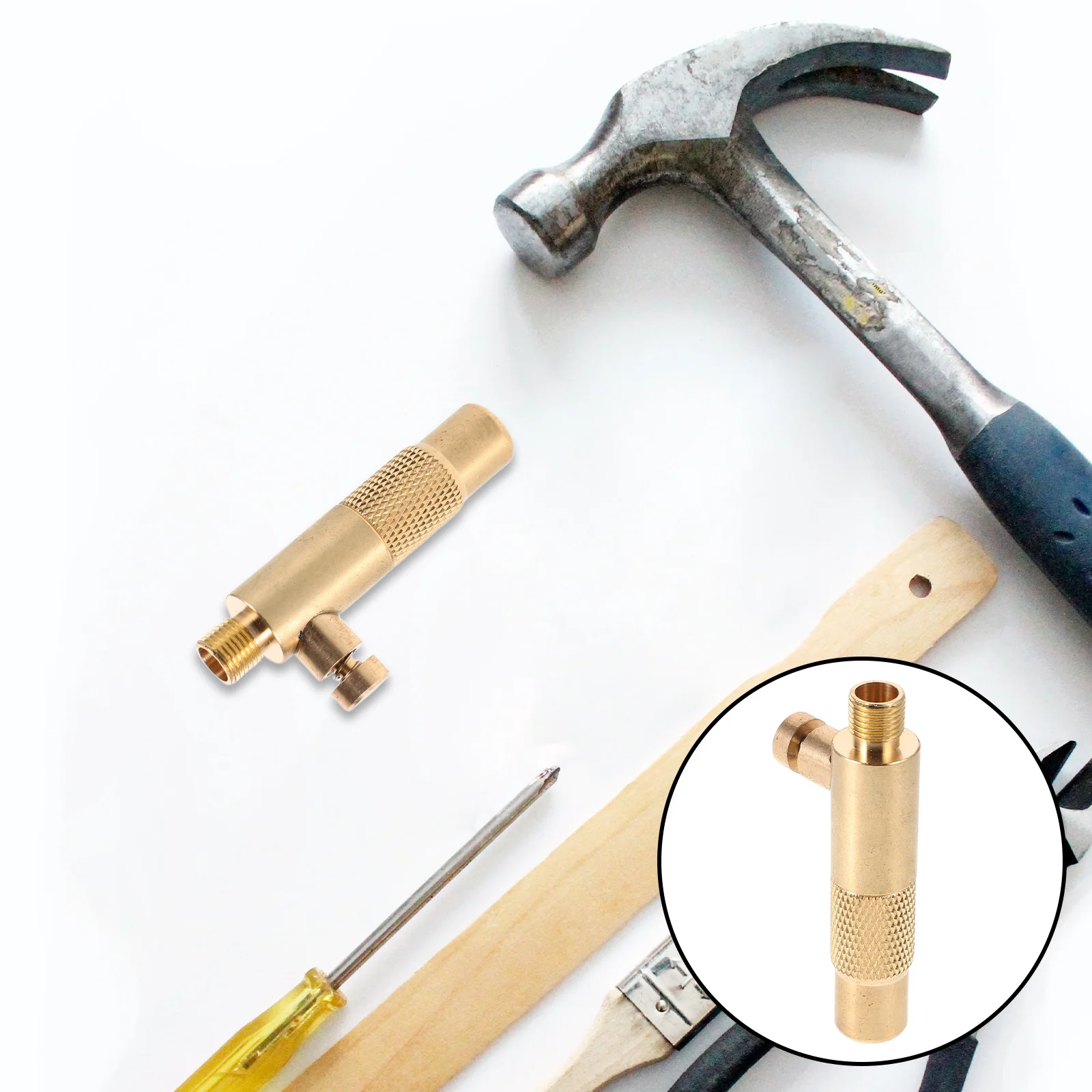 

Tire Inflator Adapter Car Bicycle Motorcycle Air Chuck Nozzle Quick Connect Hose Inflation Kit Compressor Accessories