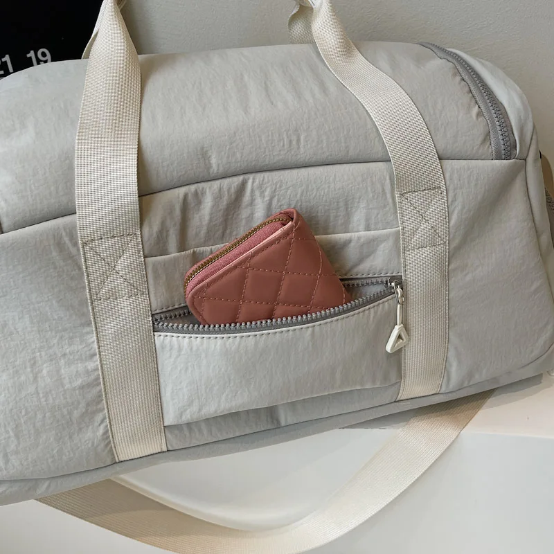 حقيبة تدريب اللياقة البدنية للفصل الجاف والرطب، سعة كبيرة، حقيبة رياضية يدوية للرجال والنساء أثناء السفر