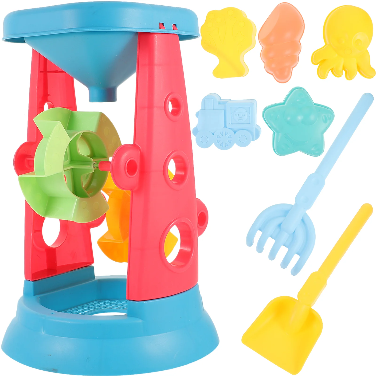 8 Pcs/Set Hourglass Kids Funny Toy Sand Playing Beach Excavating Tools Educational Childrens