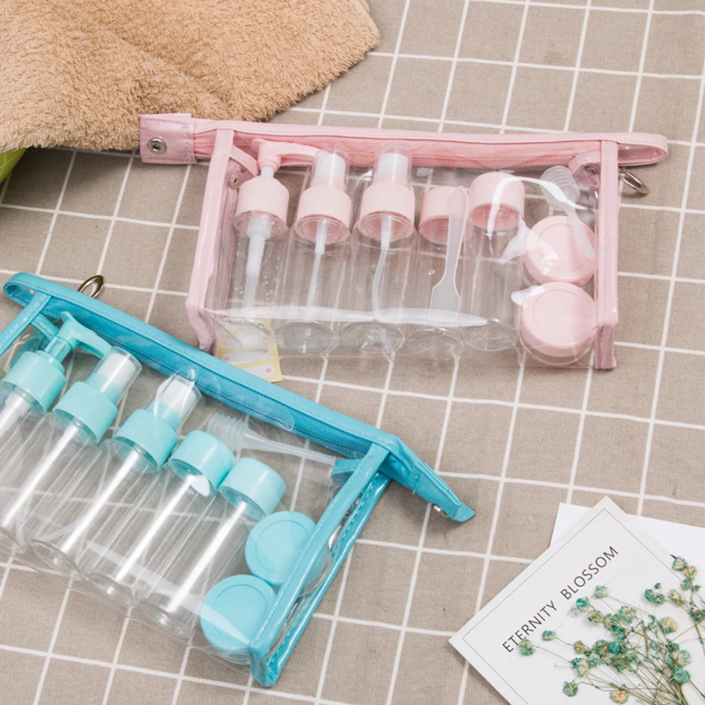

Travel Toiletry Bottles Spray Dispenser Hydrating Sky-blue Skin Care Container