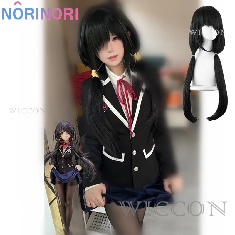 Date A Live Tokisaki Kurumi Cosplay Yatogami Tohka Girls Origami Tokisaki Uniform Jk Kurumi School Anime Cosplay Costume Wig