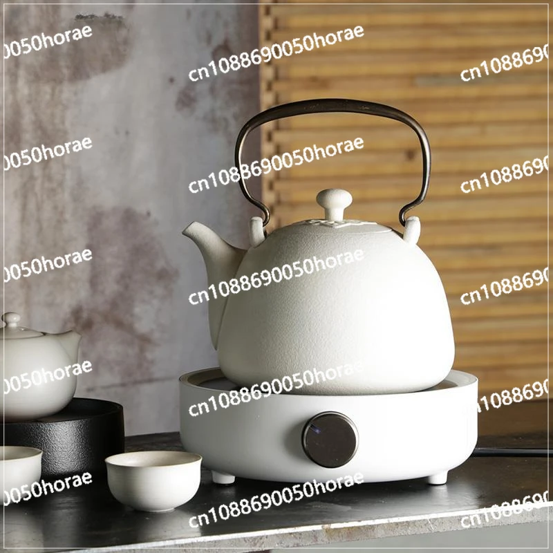 Handmade Copper Handle Hanging Beam Boiling Teapot Electric Ceramic Stove Teapot Kung Fu Tea Set