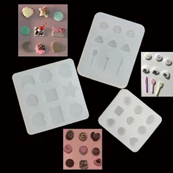 DIY Biscuit Chocolate Accessories Shaped Silicone Epoxy Resin Mold Resin Moulds Jewelry Mold