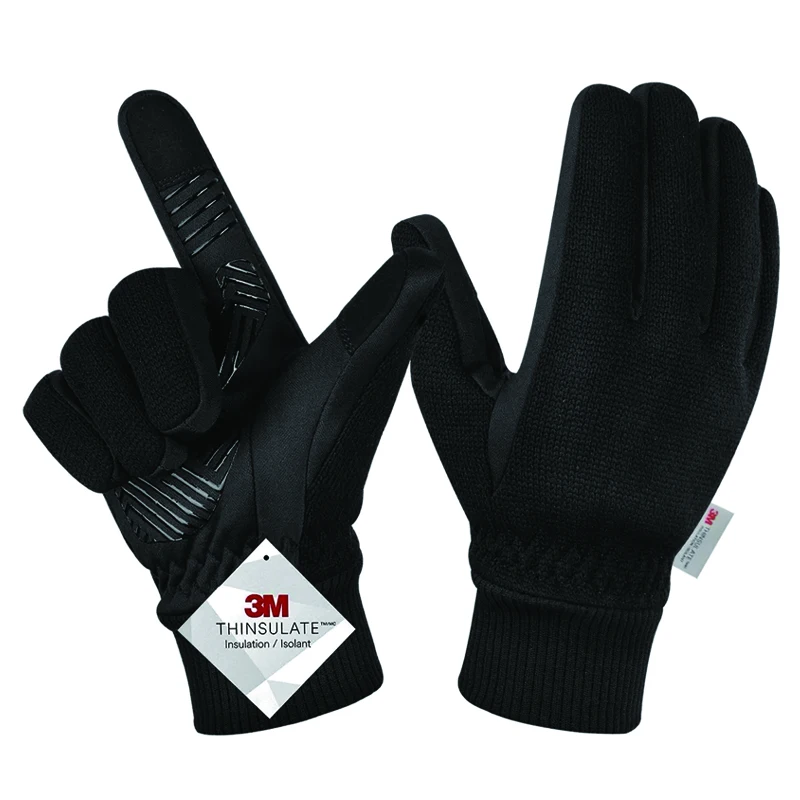 

Winter -10℃ Degrees Cold-proof Ski Gloves Men Windproof Waterproof Keep Warm Gloves Touchscreen Anti Slip Soft Gloves