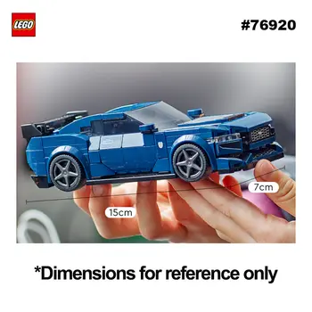 樂高 76920 福特野馬黑馬跑車速度冠軍系列 344 個 DIY 玩具,適合 9 歲及以上男孩女孩兒童 10 最佳銷售 樂高冠軍速度 - №6