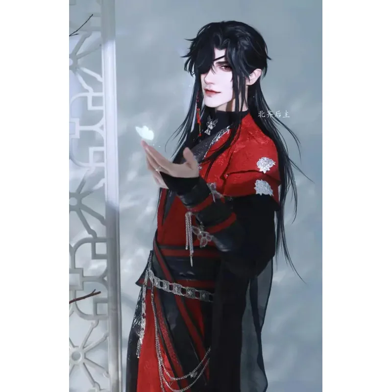 애니메이션 천국 공식의 축복 티안 관 시 푸 화청 코스프레 의상 가발