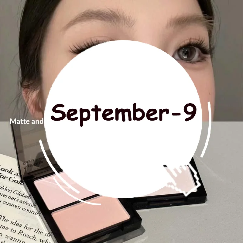 HERORANGE poudre de fard à paupières surbrillance et fard à paupières délicat, naturel, léger, finition mate, mise au point douce, maquillage éclaircissant