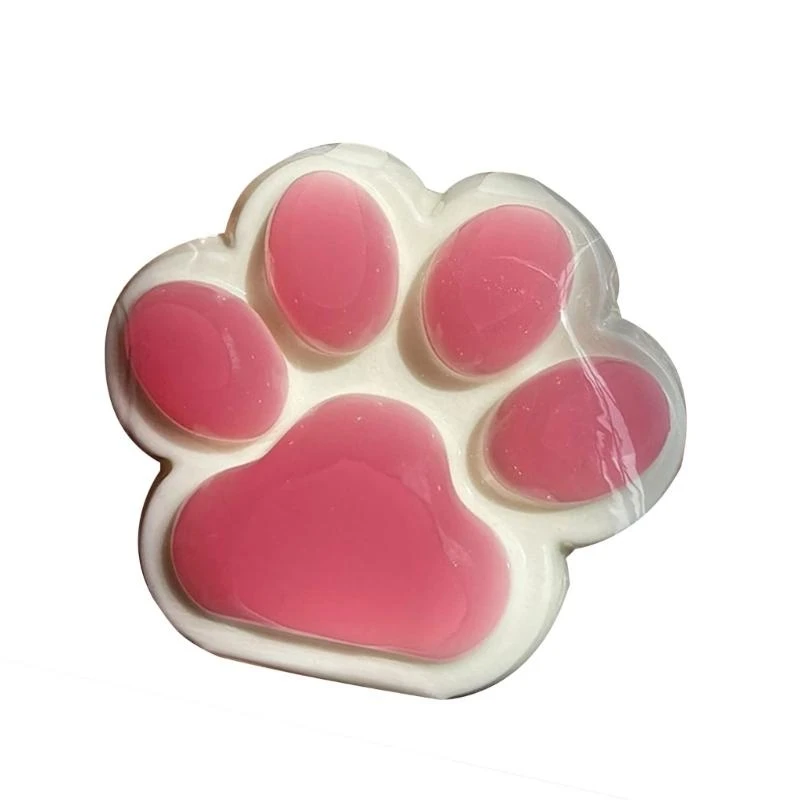 Gatos grandes patas estrés relevante juguete exprimiendo y pellizcando juguete descompresión suave juguete para mano del