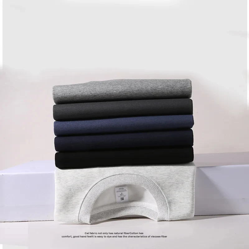 2025, lockere, einfarbige Rundhals-Sportbekleidung für Männer und Frauen, lässig, Frühling und Herbst, Modemarke, Paar, Gothic