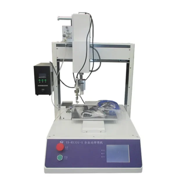 Factory sale PCB soldering Automatic soldering machine tin wire soldering machine,automatic solder paste dispenser