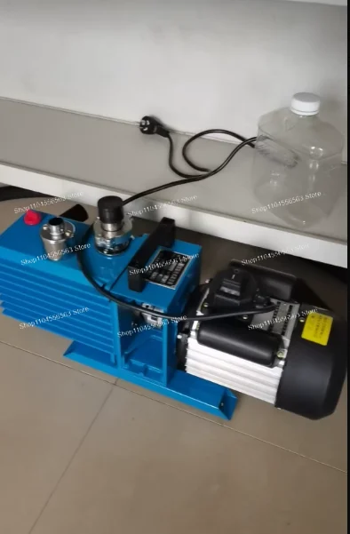 

2XZ-2 Rotary Vane Type Double Stage Vacuum Pump 2L/S Small Air Suction Pump Laboratory Aspirator Industrial Vacuum Machine 220V