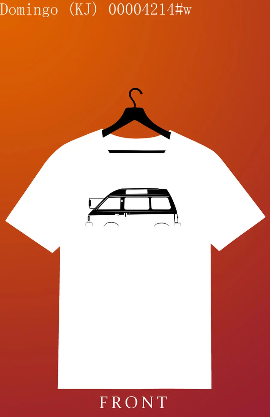 

Car Lovers T-shirt Suba car Domingo KJ FA Men's and Women's Short-Sleeved with Patterns for Summer