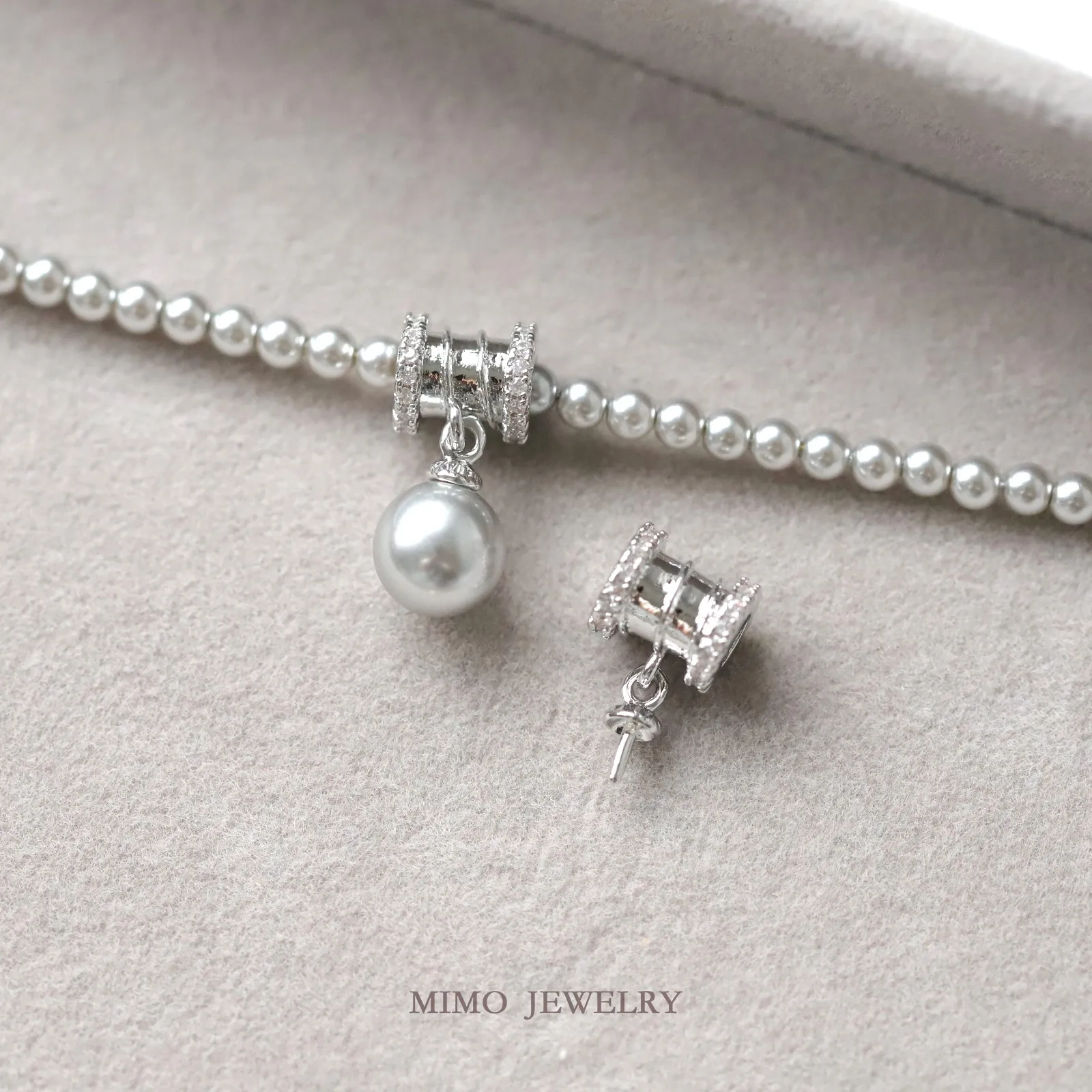 Sheep Eye Empty Tray Micro Embedded Spring Road Connector Charms Pendant Supplies DIY Hand Brass Gold Plated Accessories