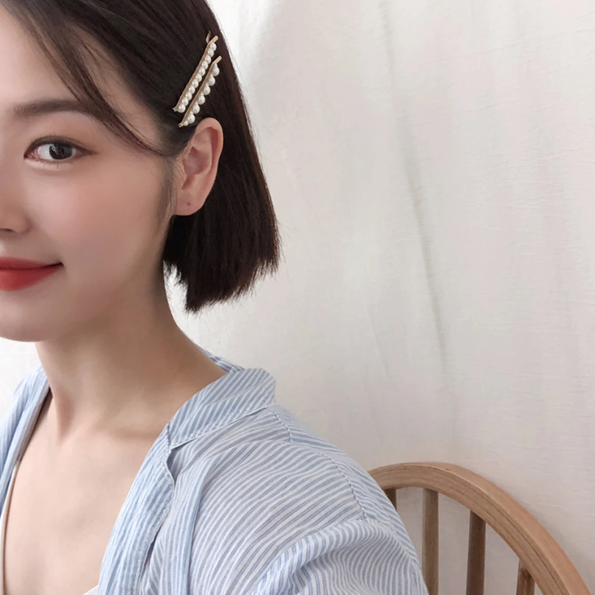 

5pcs Pearl Girl Women Hair Clips Bang Clips Girl Chic Hair Accessories Hairpin Bangs Accessories Hairstyle Gift