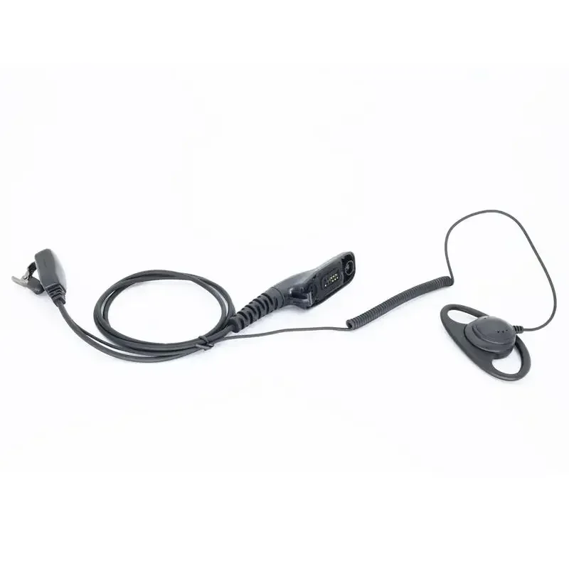 Walkie Talkie Headset For Motorola Xir P8268 Black