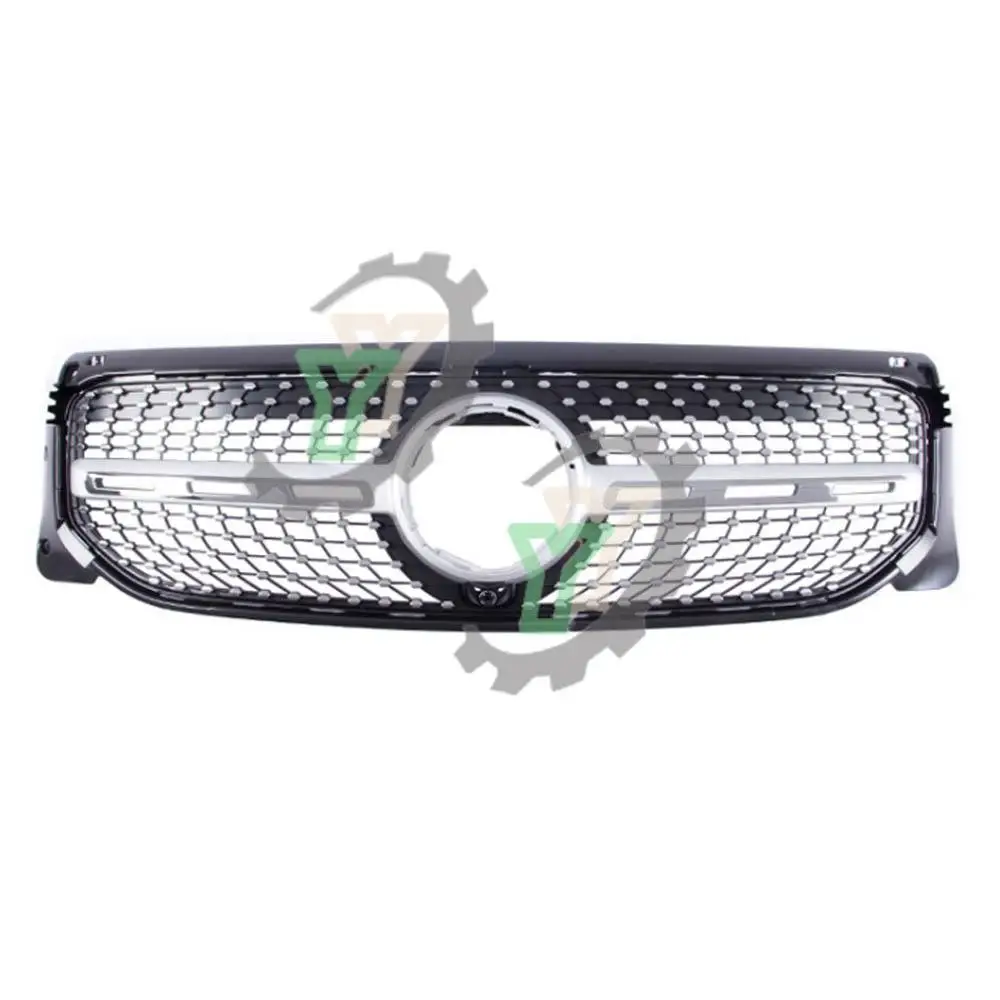 Gloss Black Car Accessories Front Bumper Upper Grille Grill For Mercedes Benz GLB Class X247 W247 GLB180 GLB200 2019-2022