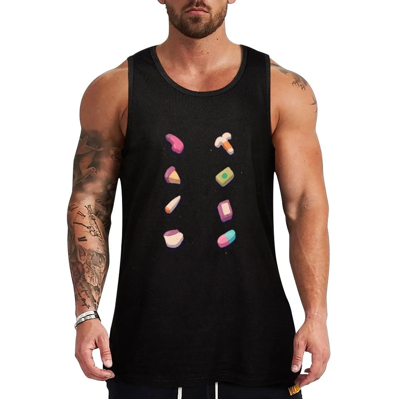 Adult Lucky Charms Tank Top Men's gym sleeveless t-shirts for men