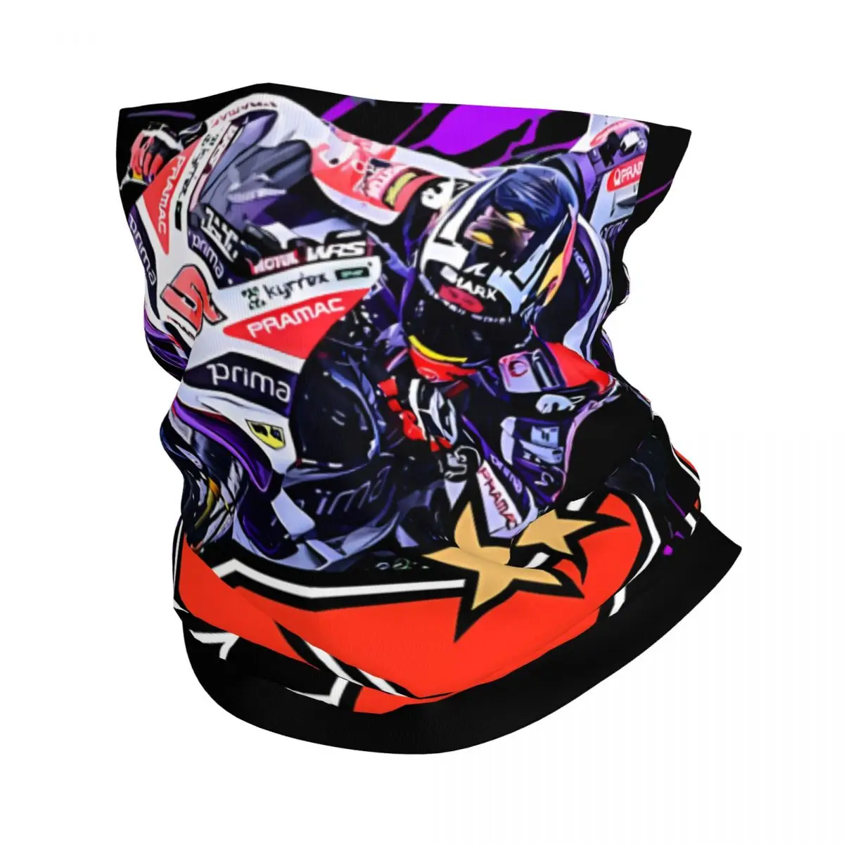 Vibes Johann Zarco 5 Bandana Neck Cover Motocross Face Mask Balaclava Cycling Unisex Adult Breathable