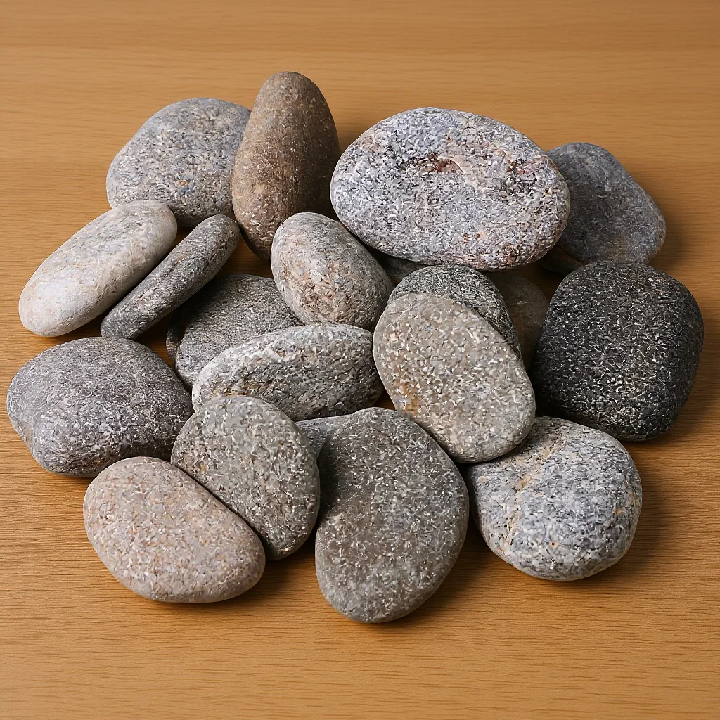 

20Pcs Natural Stones for Painting Smooth Surface DIY Craft Stones Decorative Rocks for Home Garden Fish Tank Decoration