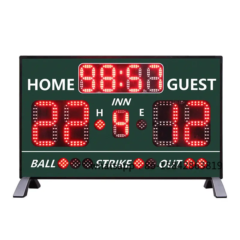 LED Baseball Electronic Scoreboard Game Special Portable Special Timer