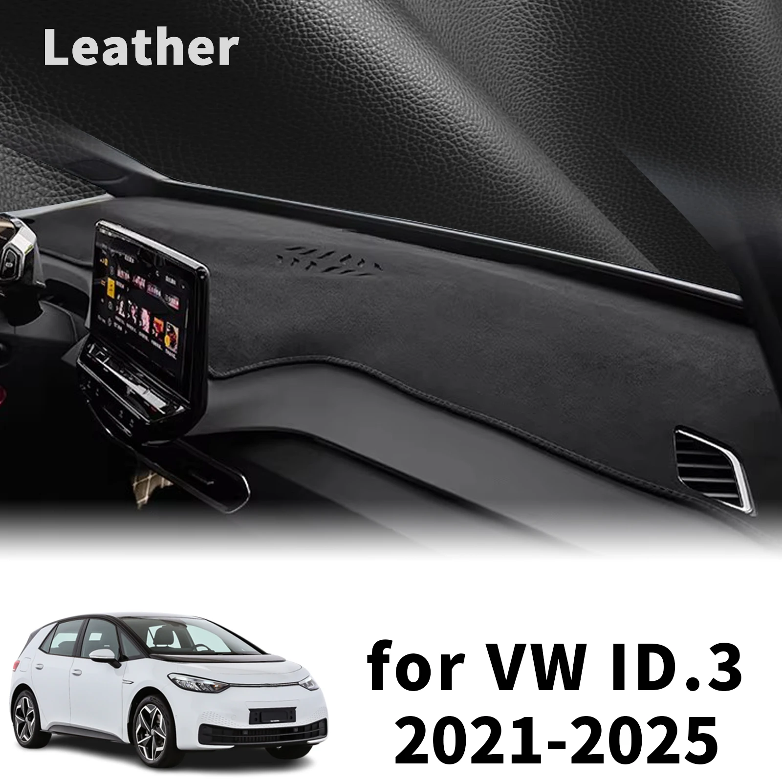 

for Volkswagen ID.3 VW ID3 ID 3 2025-2021 High Quality Dashboard Cover Dashmat Sunshade Anti‑UV Protector Dash Mat Pad