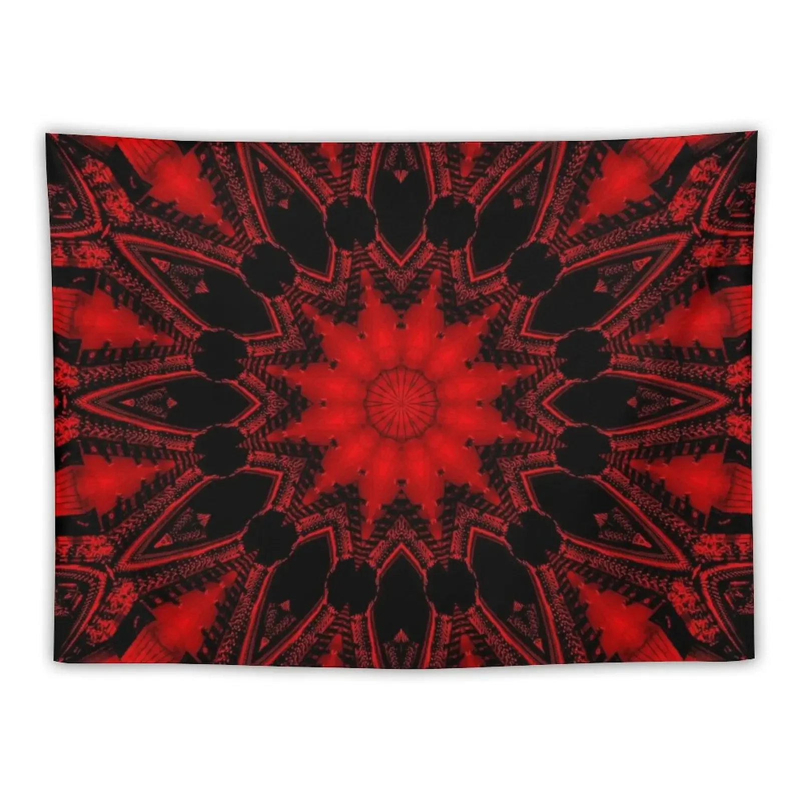 

red mandala Tapestry Decorations For Room Home And Comfort Decor Wall Decoration Room Decor Aesthetic Tapestry