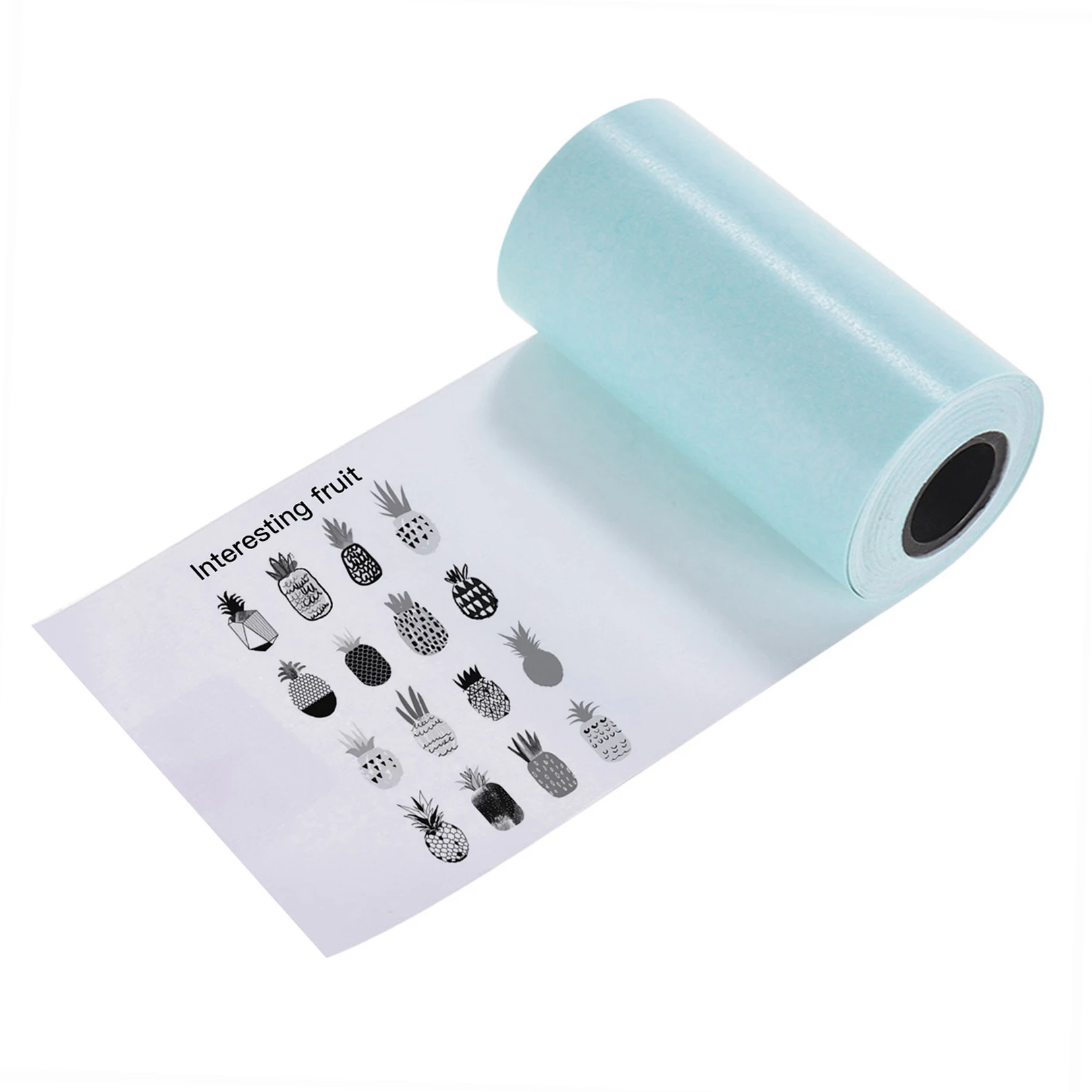 Printable Sticker Paper Roll Direct Thermal Paper with Self-adhesive 57*30mm for PeriPage A6 Pocket Thermal Printer