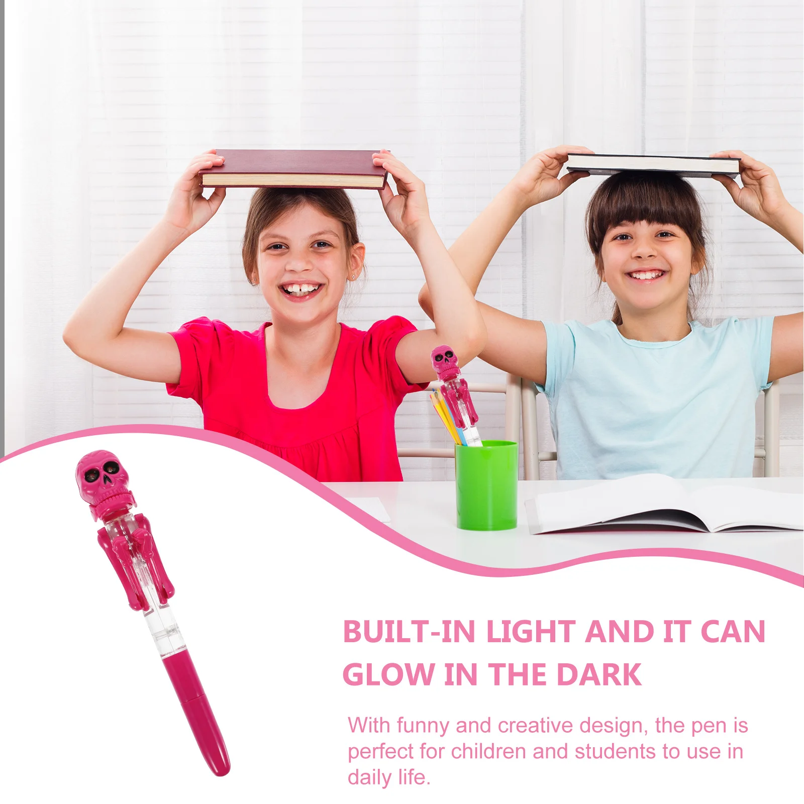 3 قطعة أقلام حبر جاف للهالوين على شكل جمجمة اليقطين تتوهج في الظلام قلم كتابة إبداعي لتزيين الحفلات أدوات مكتبية للطلاب